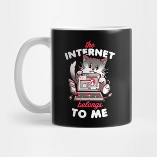 The Internet Belongs to Cats by Tobe Fonseca Mug